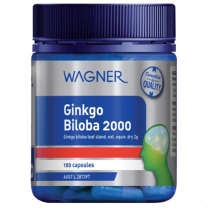 Viên Uống Bổ Não Tăng Cường Trí Nhớ-Wagner Ginkgo Biloba 2000 100 Capsules