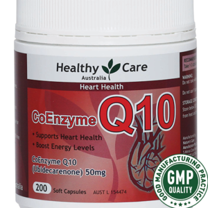 Viên Uống Hỗa Trợ Tim Mạch, Chống Oxi Hóa-Healthy Care CoEnzyme Q10 200 Capsules