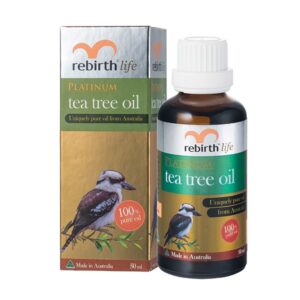 Tinh Dầu Trà Bạch Kim Kháng Viêm, Chống Mụn và Nhiễm Trùng Da-Rebirth Platinum Tea Tree Oil 50ml