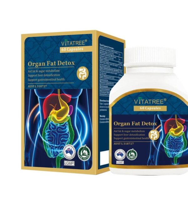 VITATREE - Viên Uống Giải Độc Mỡ Toàn Thân - Organ Fat Detox - 60 Viên