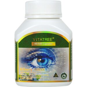 Viên Uống Bổ Mắt Vitatree Bilberry 10000, 60 soft Capsules